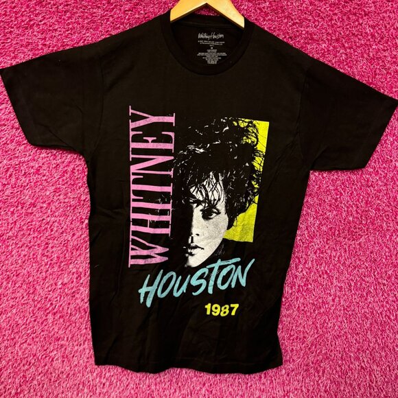 Whitney Houston 1987 Alternate Album Art Dance Pop Tee M - Picture 1 of 4